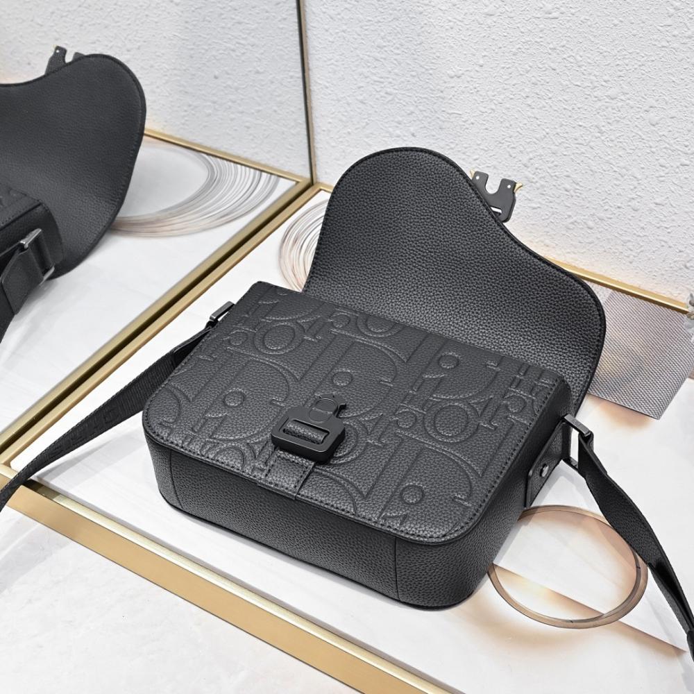 Stylish Premium Black Leather Shoulder Bag