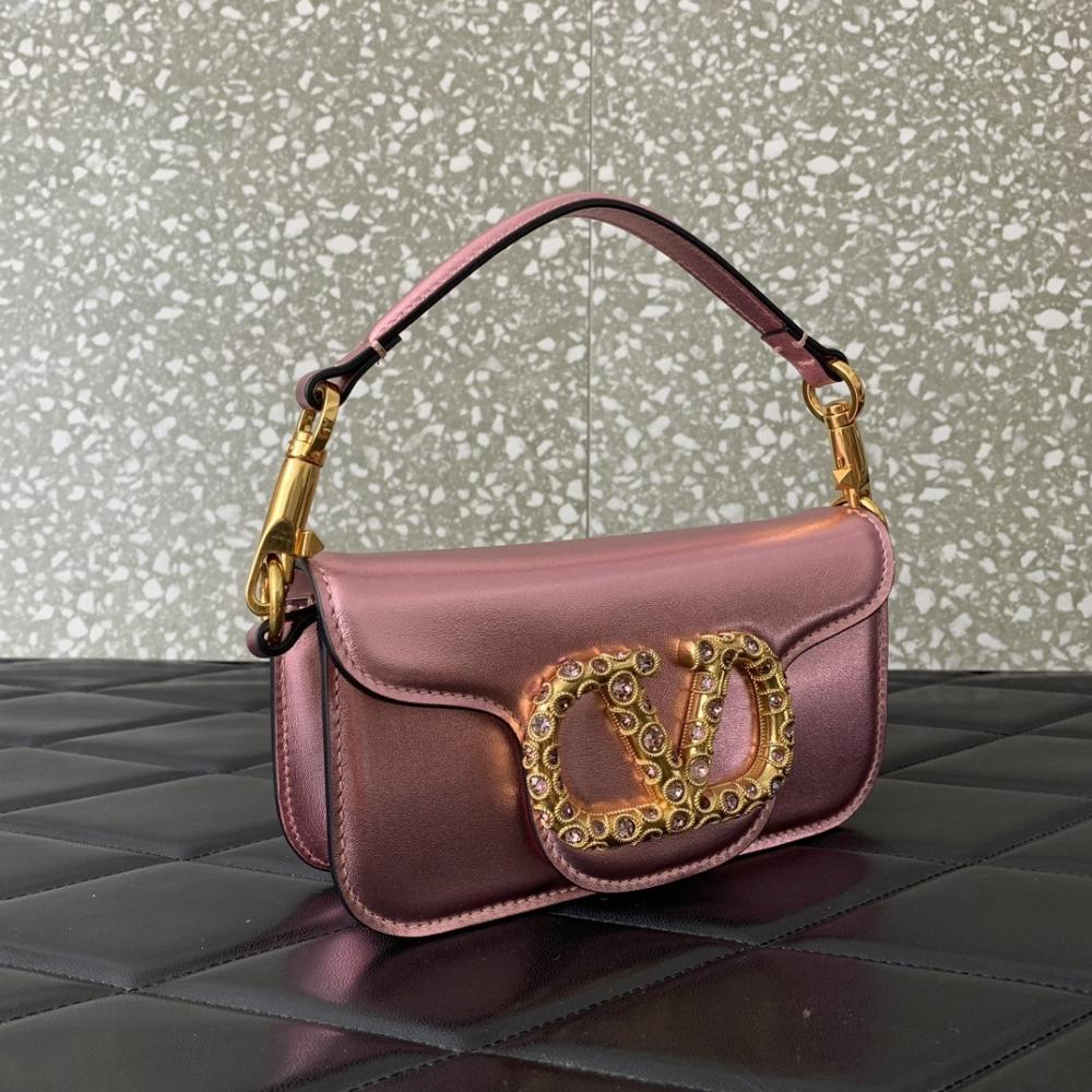 Crystal-Embellished Calfskin Wallet