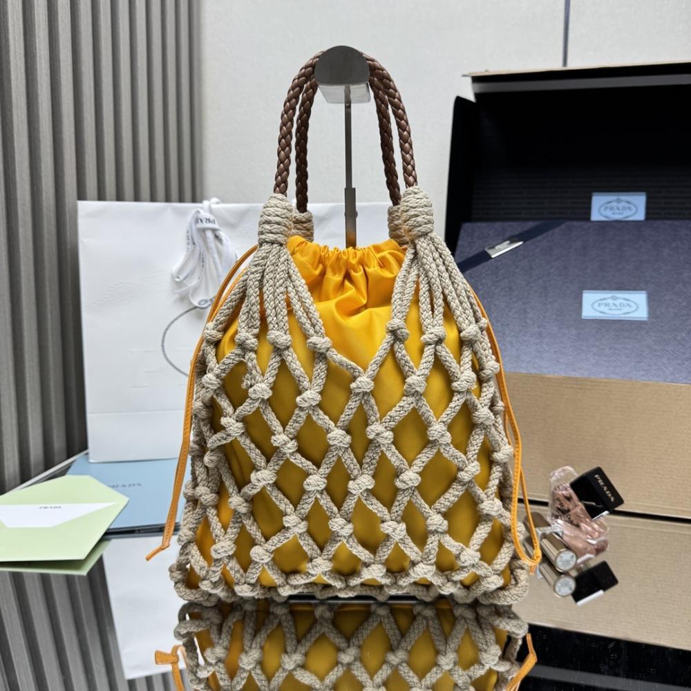 Woven Leather Shoulder Bag