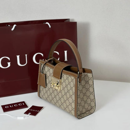 Luxury Leather Top Handle Bag