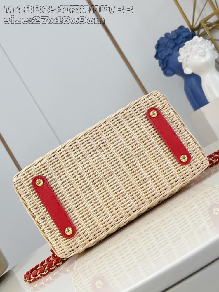 Woven Top Handle Bag