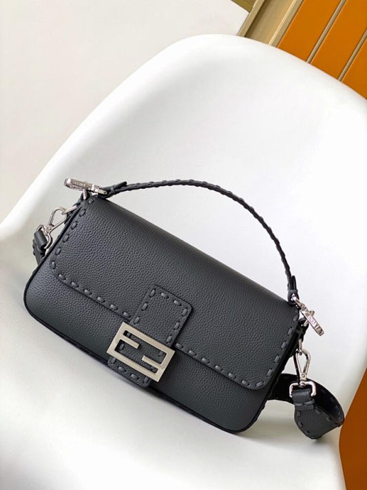 Classic Leather Top Handle Bag