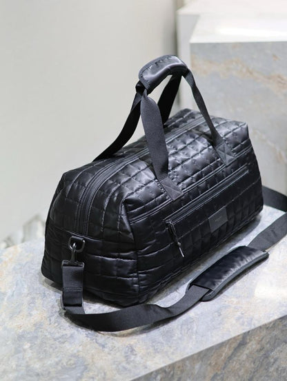 Luxury Elegant Quilted Nylon Travel Bag