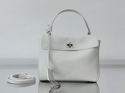 Leather Top Handle Bag