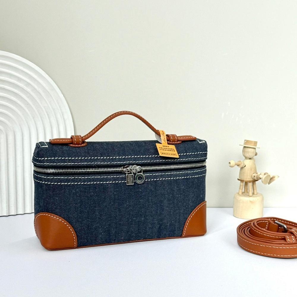 Kate Blue Denim Shoulder Bag