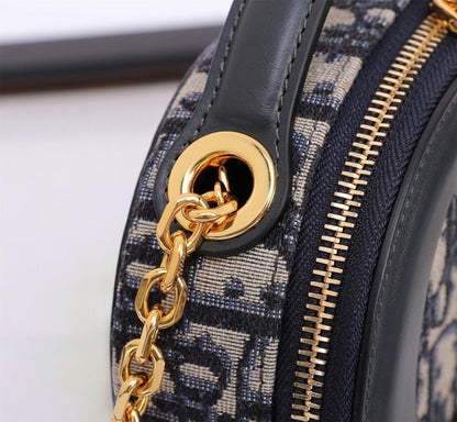 Modern Elegant Black Calfskin Shoulder Bag