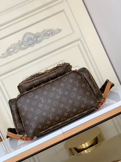 Alma Gold Leather Top Handle Bag